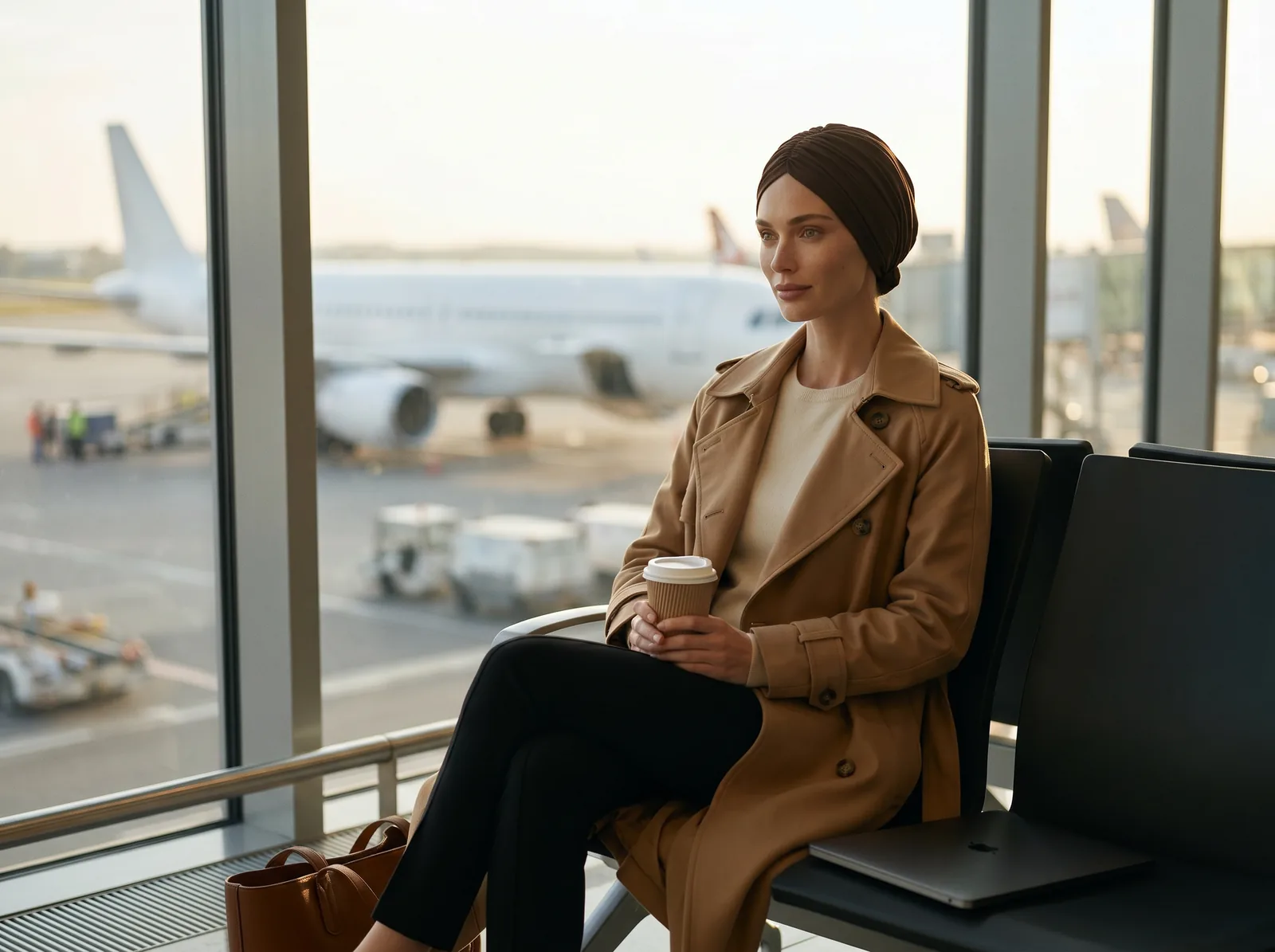Lena · airport gate